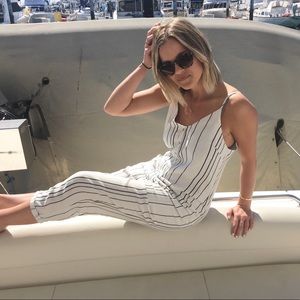 Luna B | MPC Stripe Jumpsuit Medium Lined